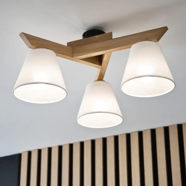 Fali lámpa ANTONIO 3xE14/40W/230V tölgy