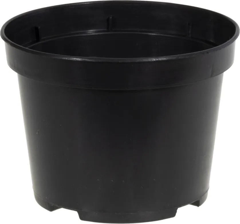 Termelő kaspó kerek kemény fekete 11,5 cm 0,75 L 10db