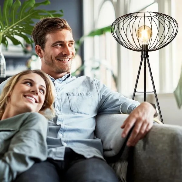 B.K. Licht 1470 - Állólámpa RETRO 1xE27/40W/230V