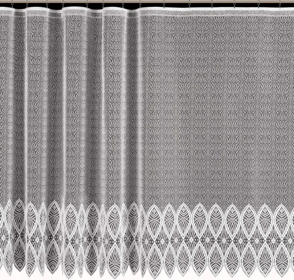 Mg Függöny 4407 Fehér 500x160cm Kész Szalaggal M