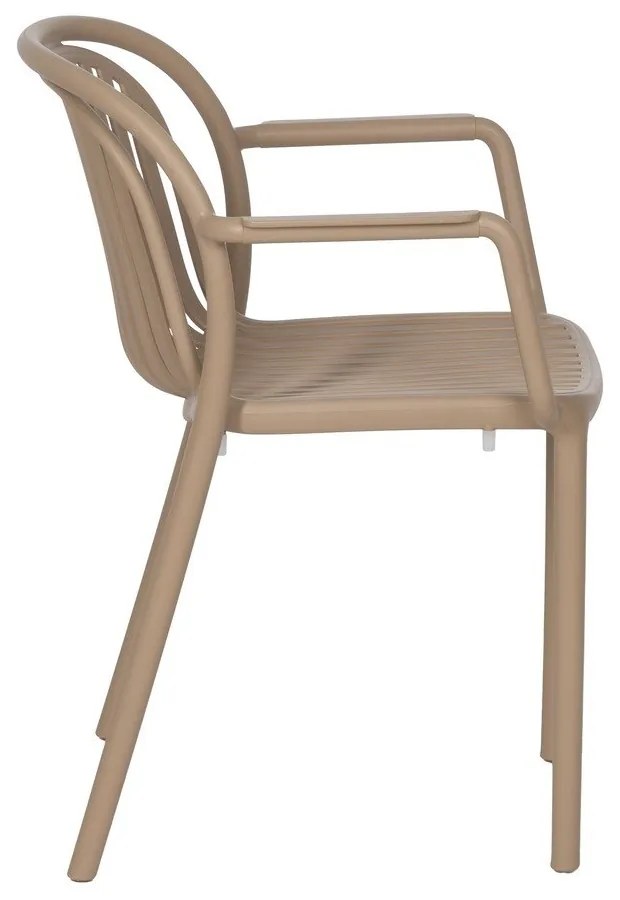 Bézs műanyag étkezőszék Alia – Ixia