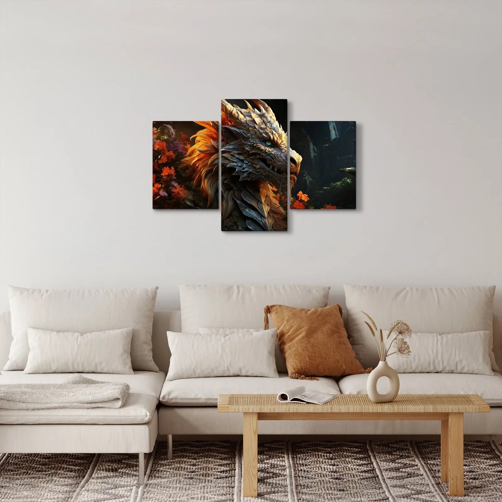 Kép - Sárkány (90x60 cm)
