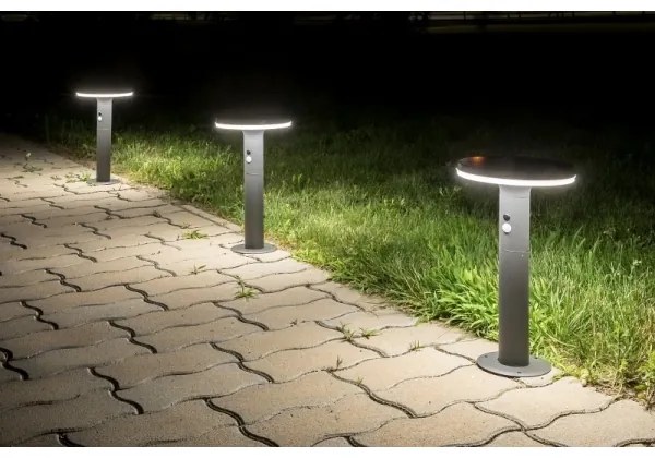 Rabalux 77018 - LED Napelemes lámpa érzékelővel ALASKA LED/10W/3,7V IP44