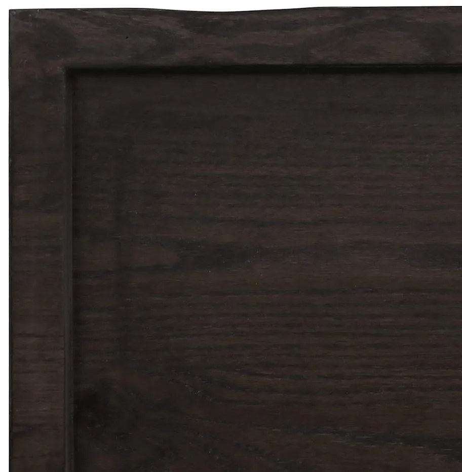sötétbarna kezelt tömör asztallap 140x60x(2-4) cm