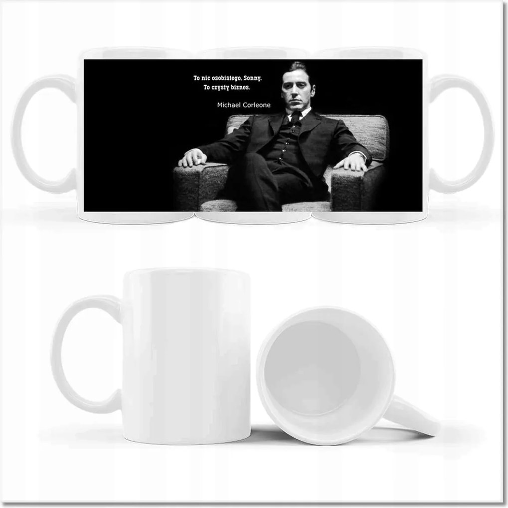 Godfather Michael nyomott mintás bögre Idézetek