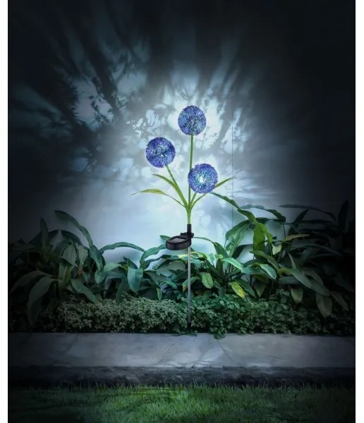 Globo 33599P - LED Napelemes lámpa SOLAR 3xLED/0,06W/3V 5000K IP44 lila