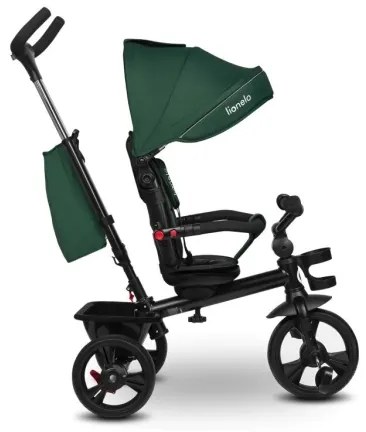 Lionelo HAARI gyerek tricikli zöld/fekete