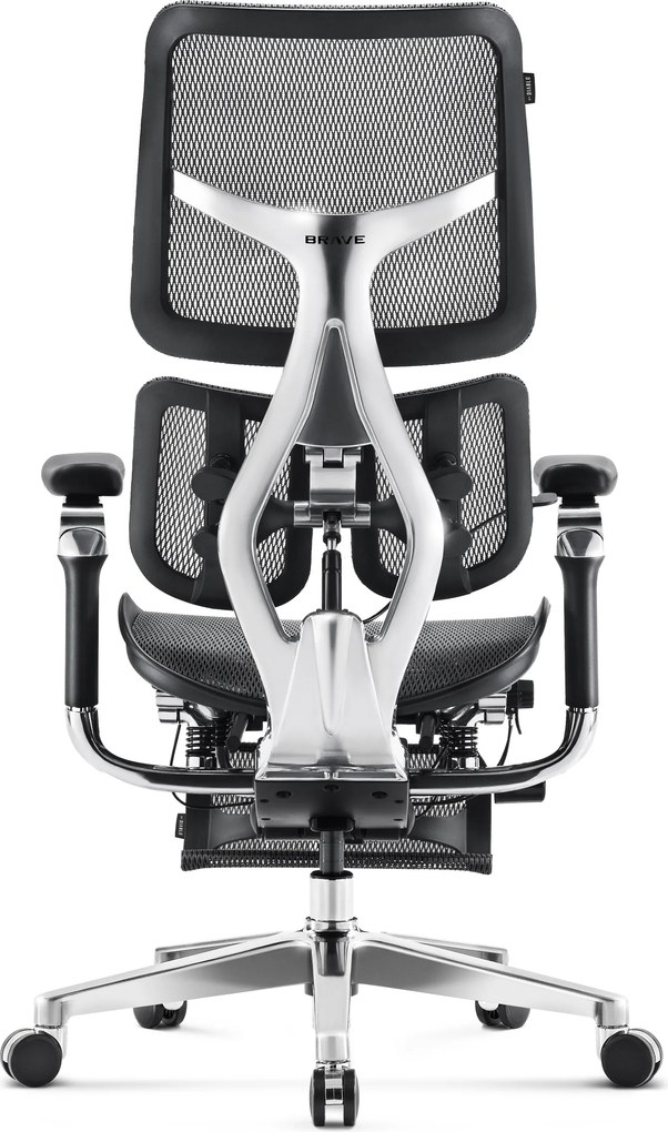 Prémium ergonomikus irodai szék lábtartóval fekete Premium Normal Size: Diablo V-Kinetic