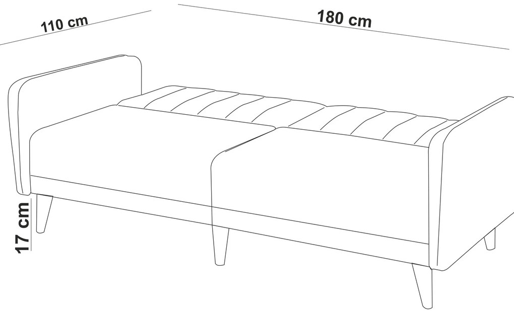 Ülőgarnitúra 3+1 Acanti (zöld). 1072448