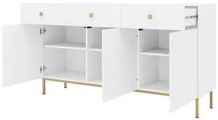 Komód Probazzo 3D3SZ (fekete + arany) . 1103670
