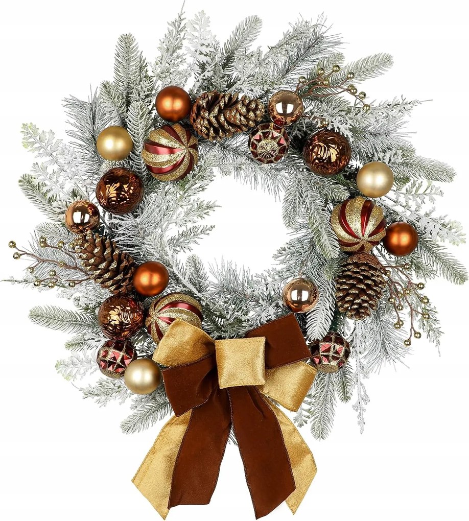 Koszorú Karácsonyi koszorú Karácsonyi dekoráció Ajtódísz Karácsony