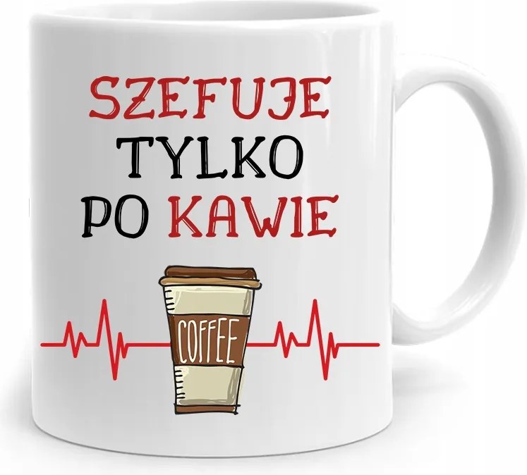 Ajándék Bögre A Főnöknek Csak Kávé Után Főnök, fényképes nyomattal