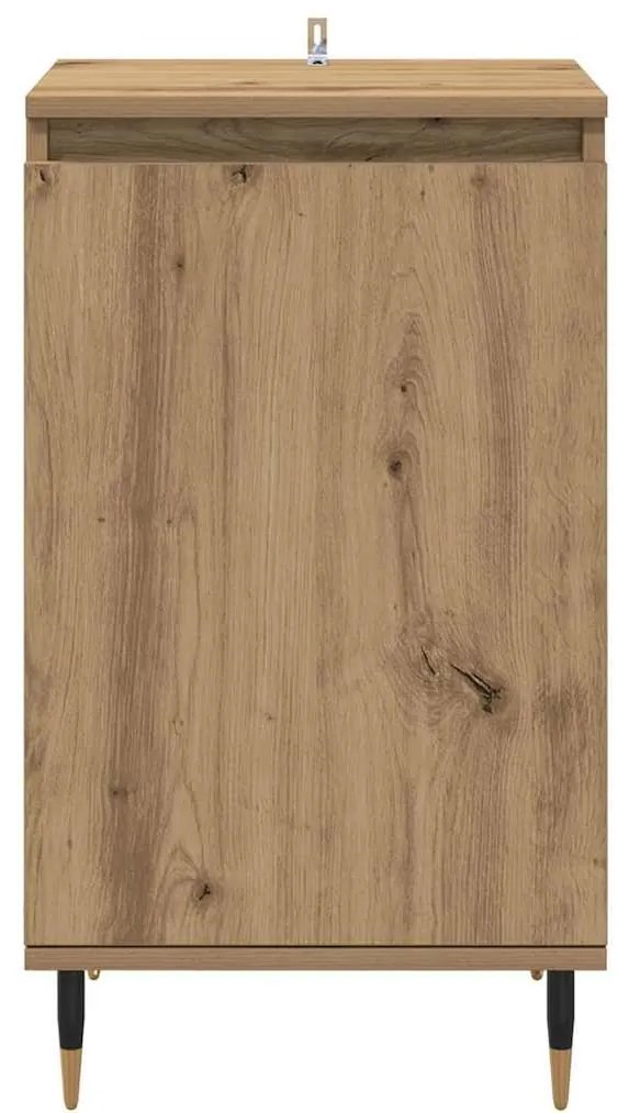 Széf 2 pcs Artisan tölgy 40 x 35 x 70 cm Műszaki fa és vas