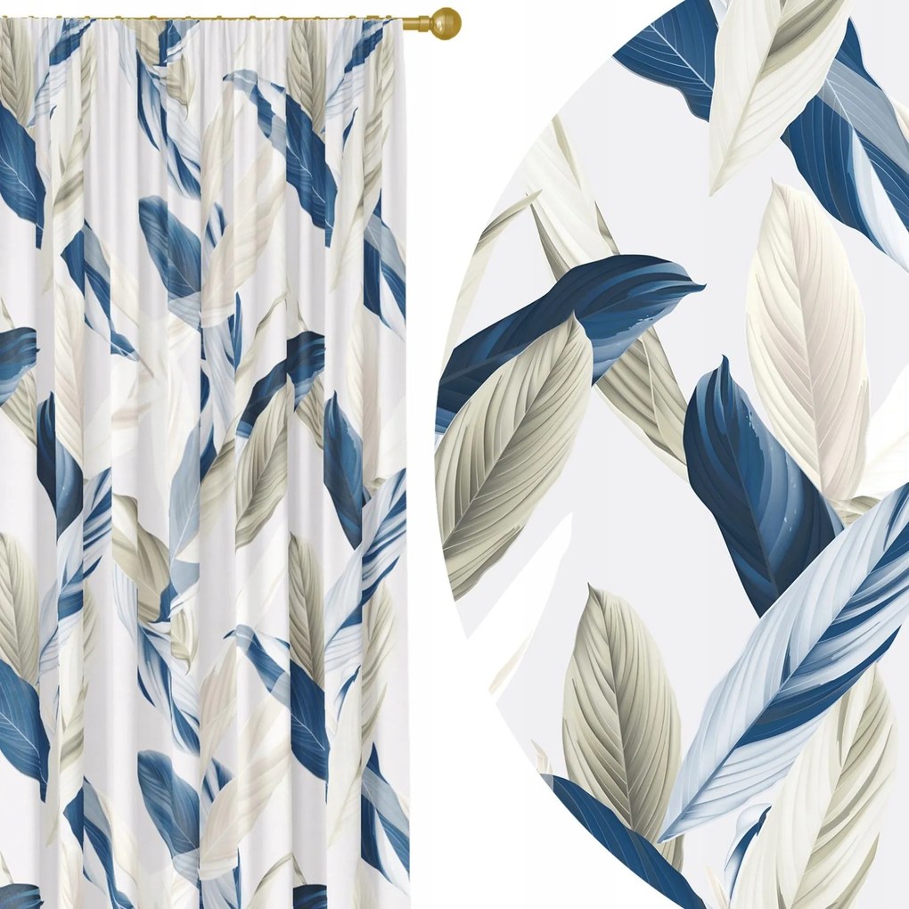 Kész Függöny Béka Szalag 140X250 Függöny Levelek 052 Rövidítés Ingyen