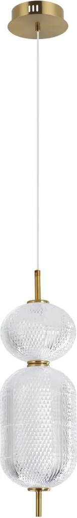 Italux glamour függeszték corado átlátszó arany itxpnd-81438-1c-gd