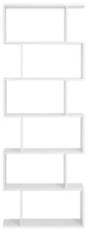 LIVARO fehér könyvszekrény