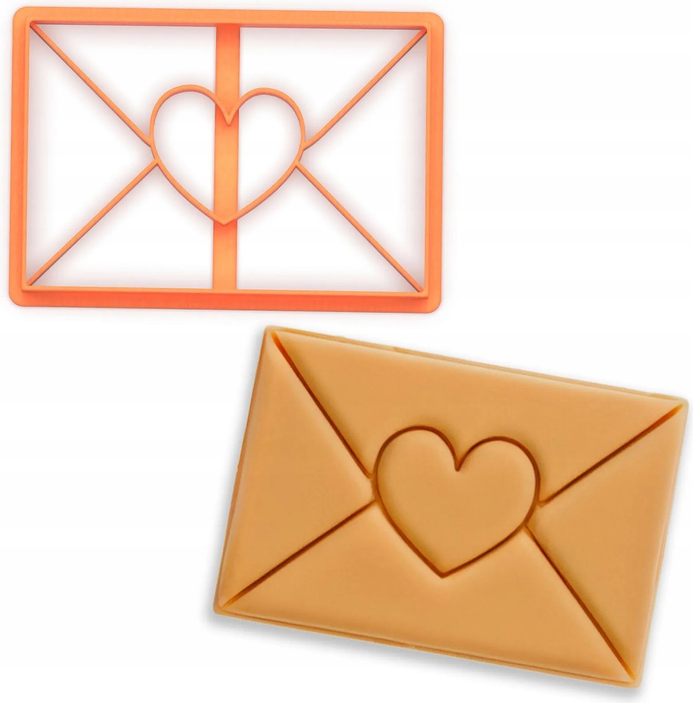 Prémium Süteménylyukasztó Forma Valentin Napi Levél