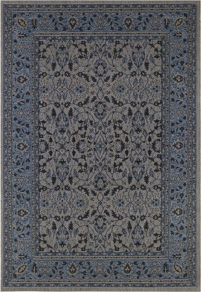 Zsinóros szőnyeg,lapos teraszra,grafit sötétkék 200x290cm