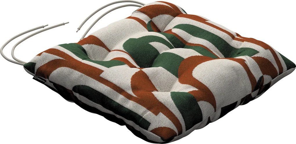 Jacek székpárna 38x38 zöld-piros