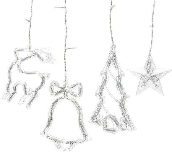 Aigostar - LED kültéri karácsonyi fényfüzér 120xLED/6W/230V/8 üzemmód 3x0,6m IP44 meleg fehér+távirányító