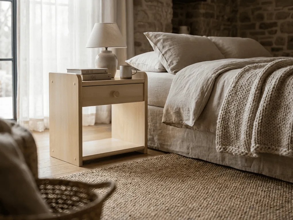 Éjjeliszekrény Ilona fenyőfa