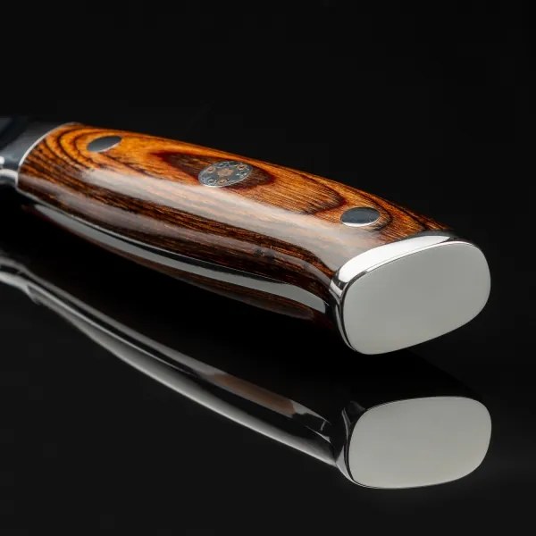 Gudaro - Damaszk Santoku konyhakés FENG 7,5", 67 rétegű acél, hossza 18 cm