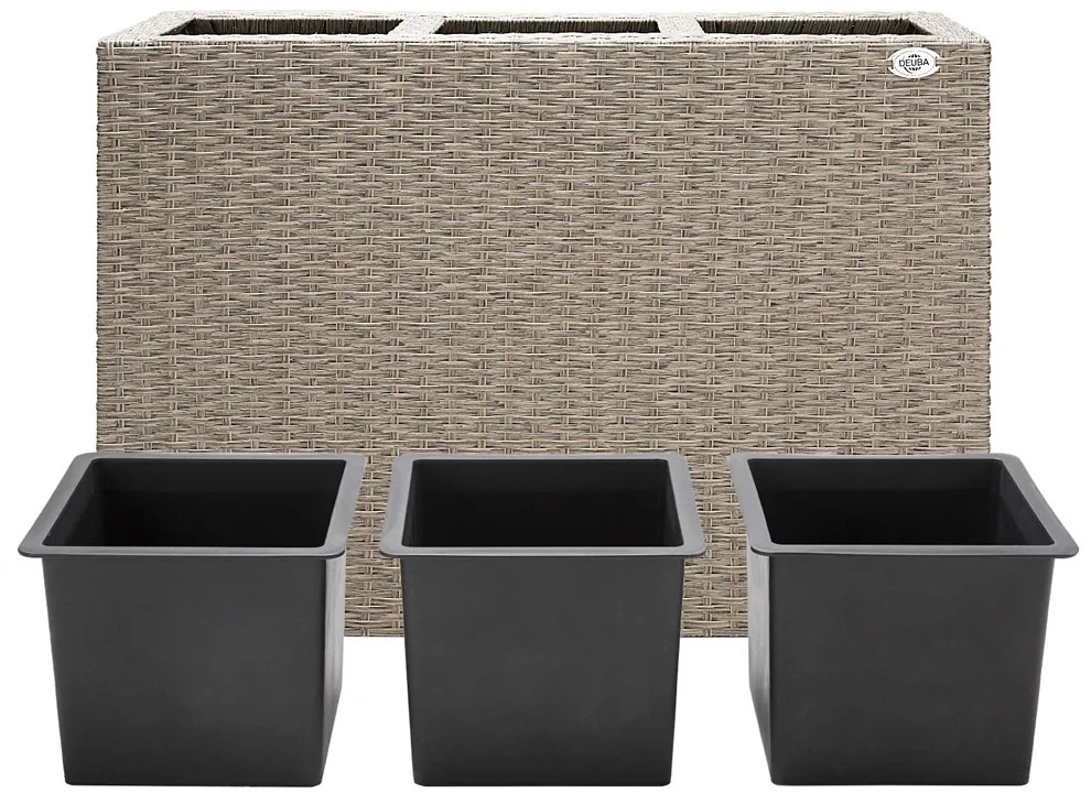 Casaria® Virágtartó 83x30,5x60 cm - krém