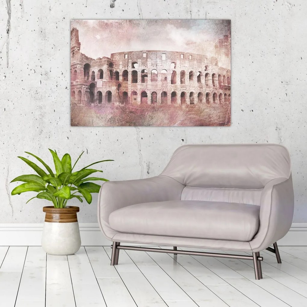 Kép - Vintage képeslap a városról N⁰2 (90x60 cm)