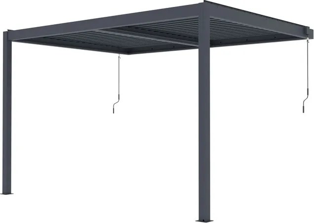 G21 Trenton Premium 4x3 m bioklimatikus pergola, antracit alumínium