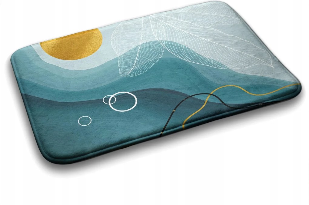 Fürdőszobaszőnyeg Geometrikus absztrakt 75x45 cm