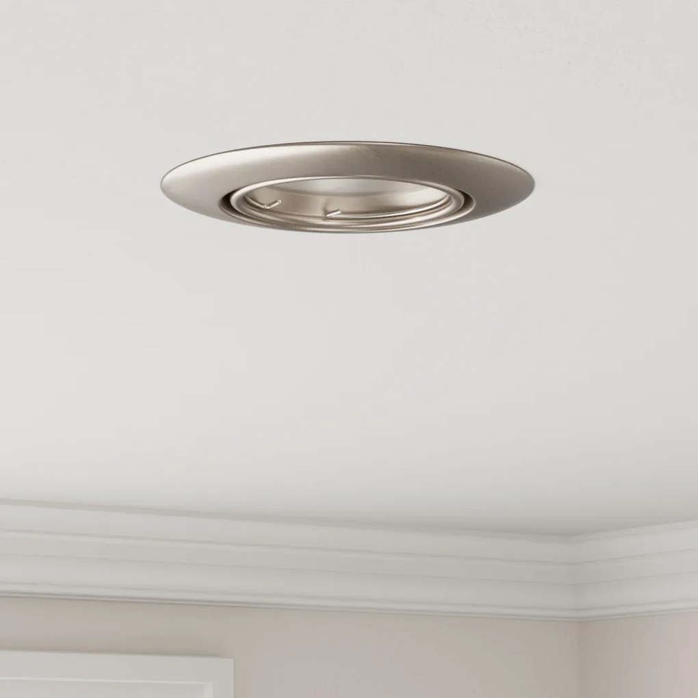 Beépíthető Spotlámpák 24 db Kerek GU10 Ezüst Ø90 mm Acél