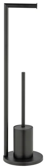 WENKO 25675100 - FERLA WC-szett, 18 x 69,5 cm, fekete