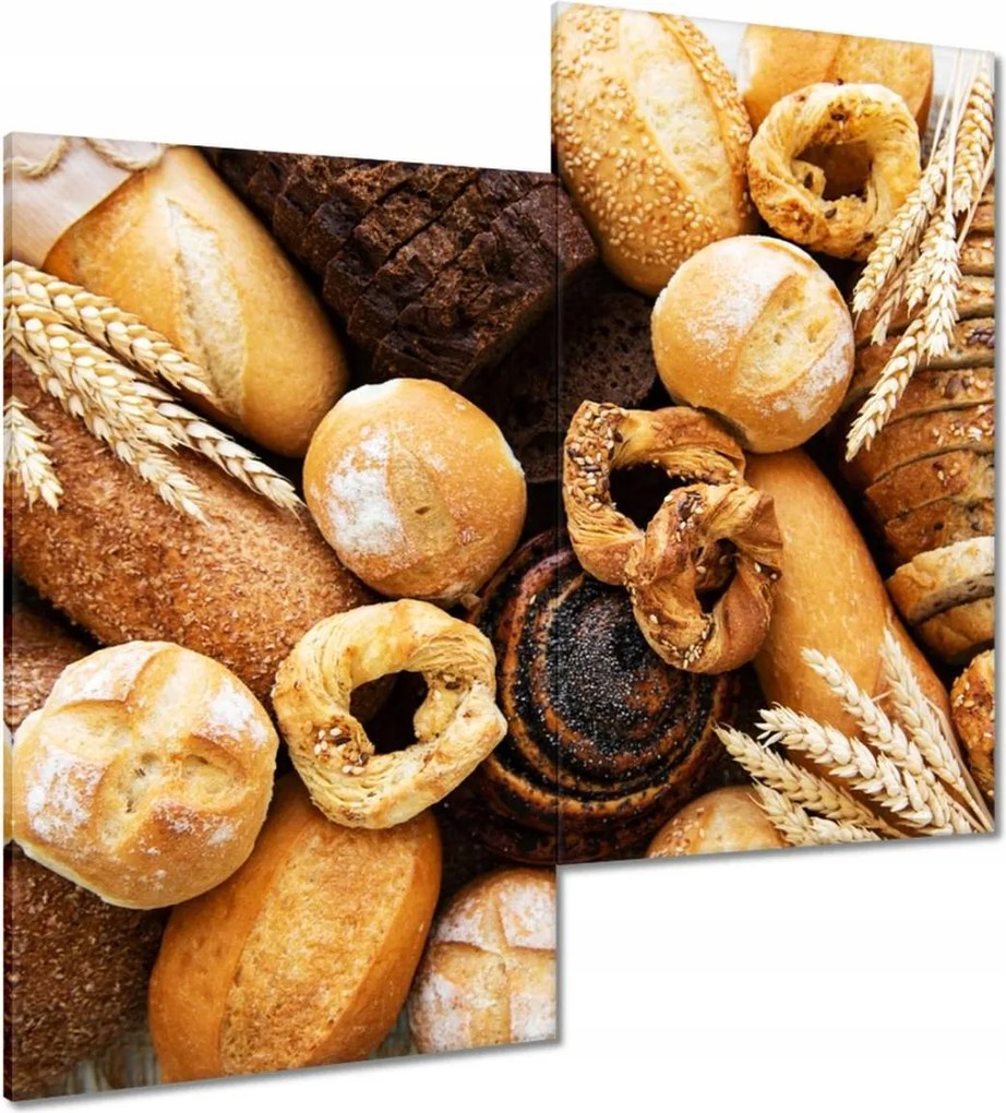 Vászonkép 60x60 Kenyér mix