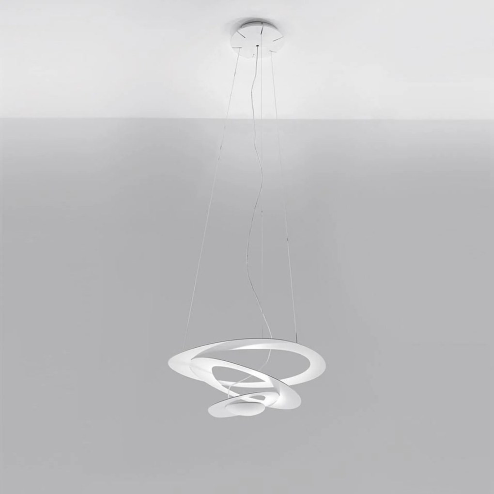 Artemide Pirce Micro Led függeszték, 2700K, fehér, szabályozható fényerővel