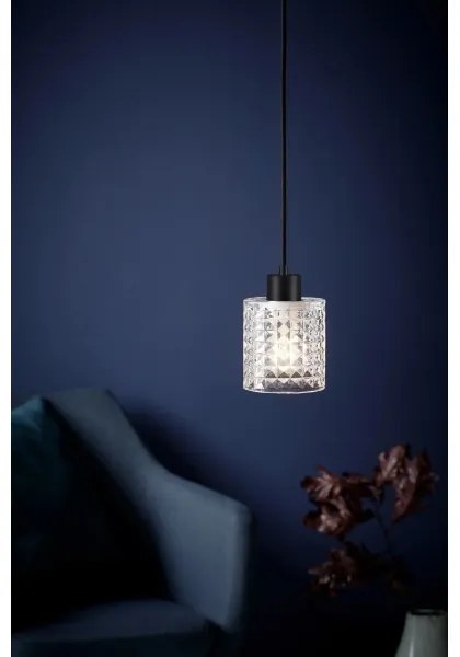 Nordlux - Csillár zsinóron HOLLYWOOD 1xE27/60W/230V átlátszó