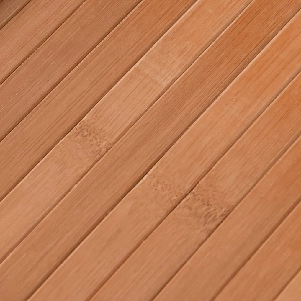 négyszögletű természetes bambusz szőnyeg 60 x 1000 cm