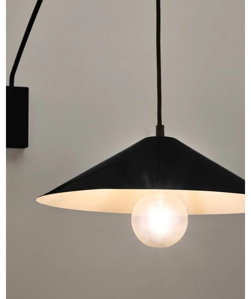 Fekete fali lámpa ø 35 cm Kally – Kave Home