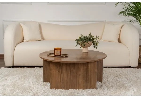 LUVIA dohányzóasztal, dió