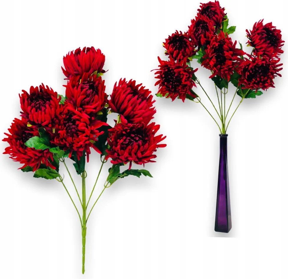 Krizantém Csikor, Művirág Krizantém Csokor 60 CM