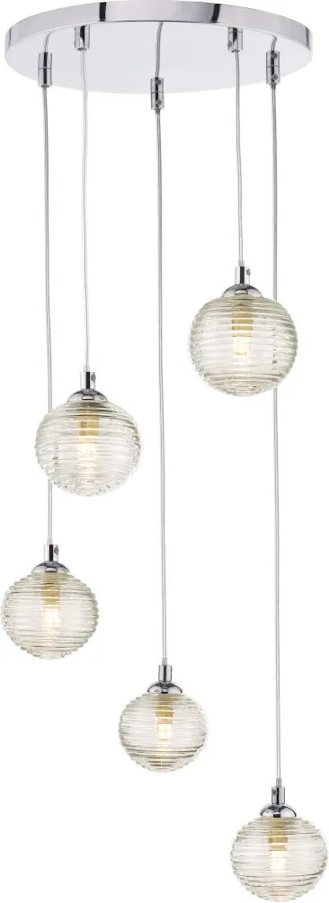 Dar Lighting modern függeszték federico csiszolt króm darfed0550-08