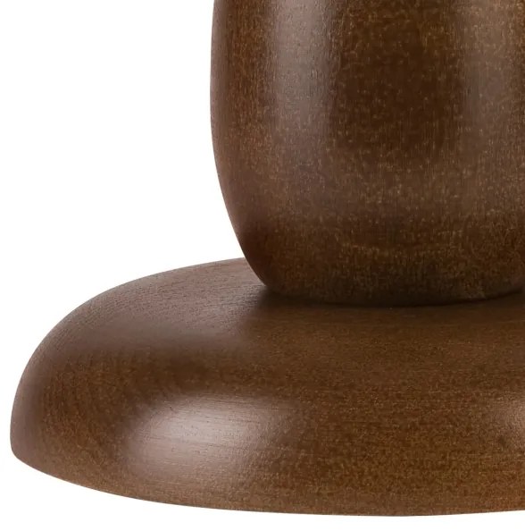 Asztali lámpa PERA 1xE27/60W/230V sötét barna/bükkfa