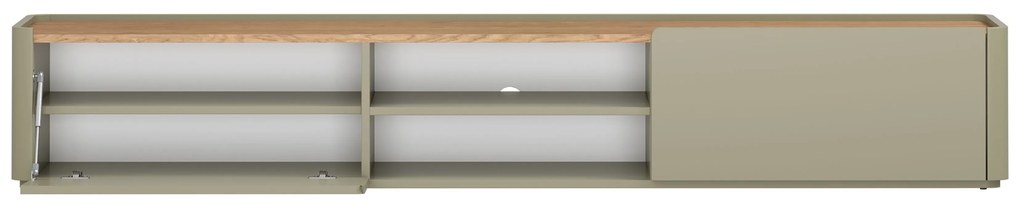 Elivo TV-szekrény 220 cm fiókkal - eukaliptusz / baltic dune tölgy