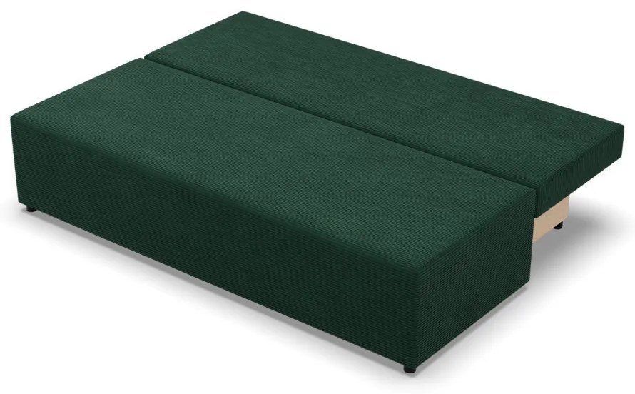 Nobu kanapé, kordbársony, zöld