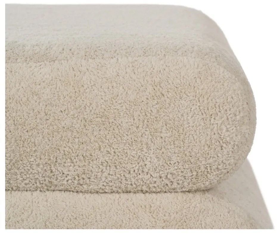 Bézs buklé puff – Ixia