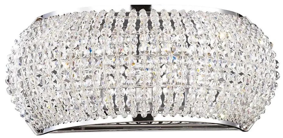 Ideal Lux - LED Kristály fali lámpa PASHA 3xG9/3W/230V fényezett króm