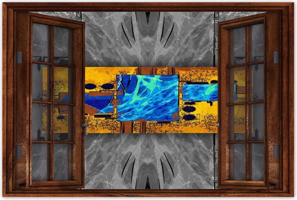 Poszterek 60x40 Kék csillogás