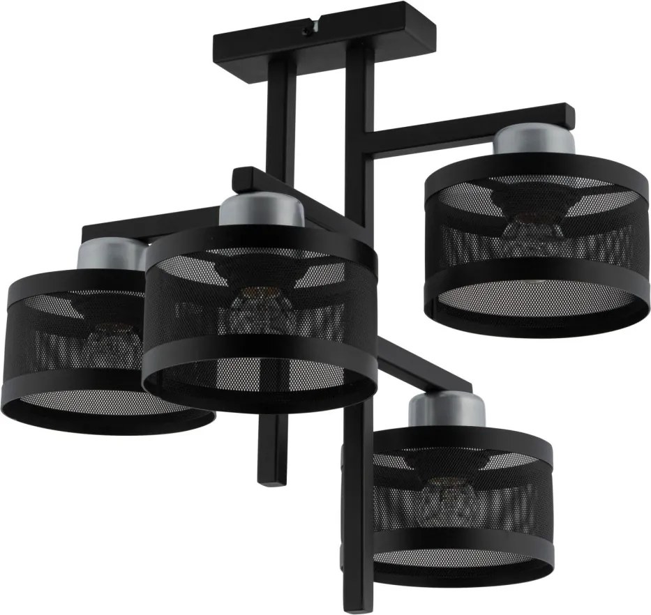 SIGMA LIGHTING 32136 OFF Ernyős Mennyezeti Lámpa Fekete, Ezüst E27 IP20