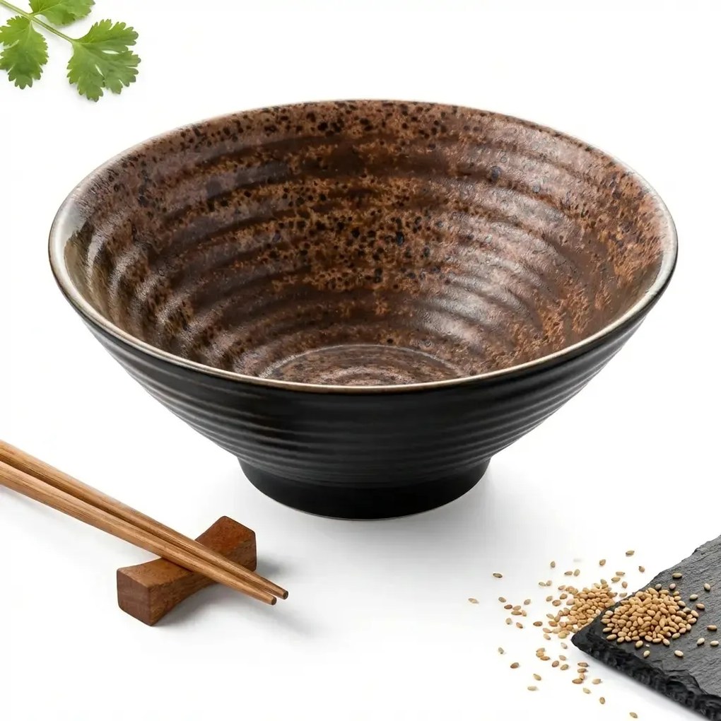 Tál Mély Tészta Leves Ramen 1L Ebéd Tál 20cm