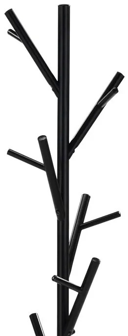 Fekete fém állófogas, 170 cm magas – 83766-02A