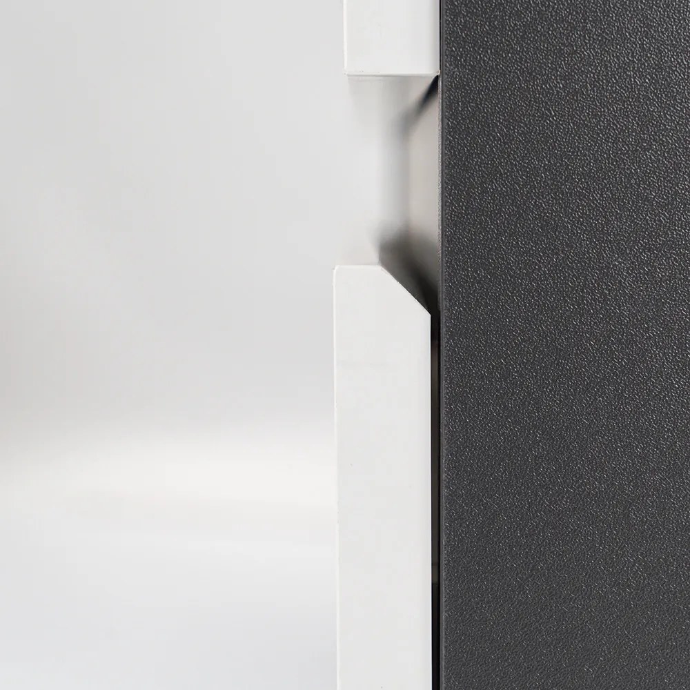 Vario Forte 60 alsó szekrény mosdóval antracit-fehér